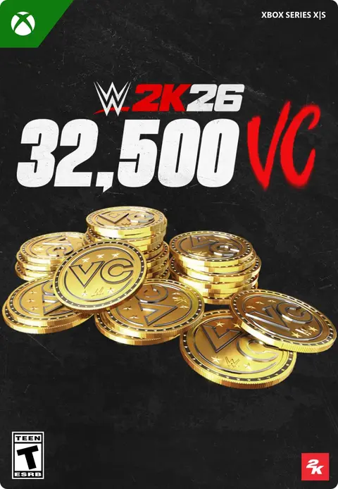 WWE 2K26 32,500 Virtual Currency