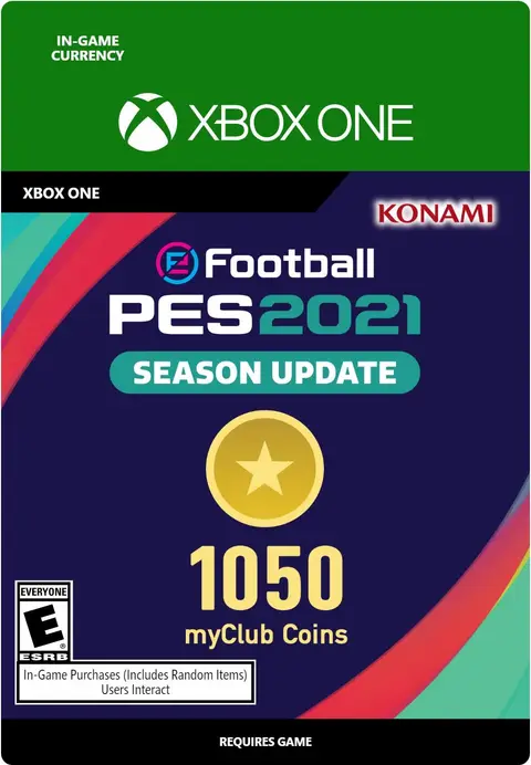 eFootball PES 2021 SEASON UPDATE 1,050 myClub Coin