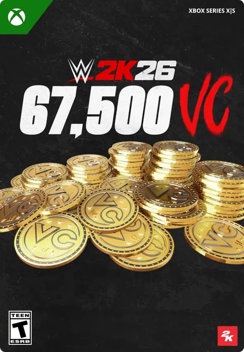 WWE 2K26 67,500 Virtual Currency