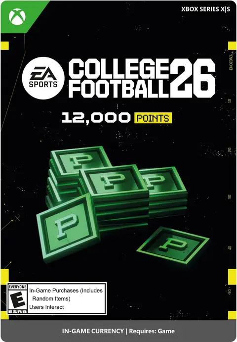 College Football 26 12,000 Points