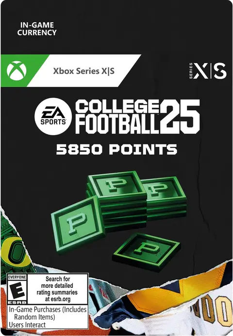College Football 25 5,850 Points