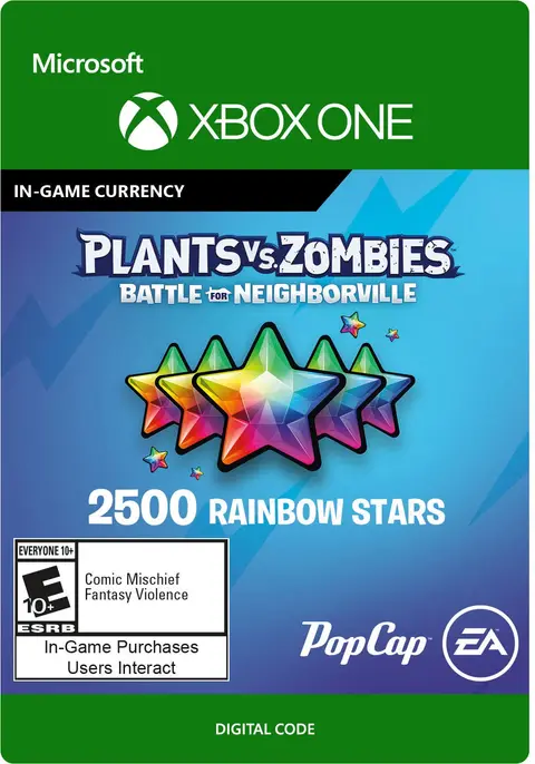 Plants vs. Zombies Battle for Neighborville 2,500 Rainbow Stars