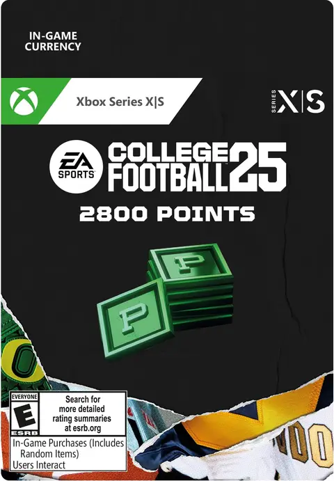 College Football 25 2,800 Points