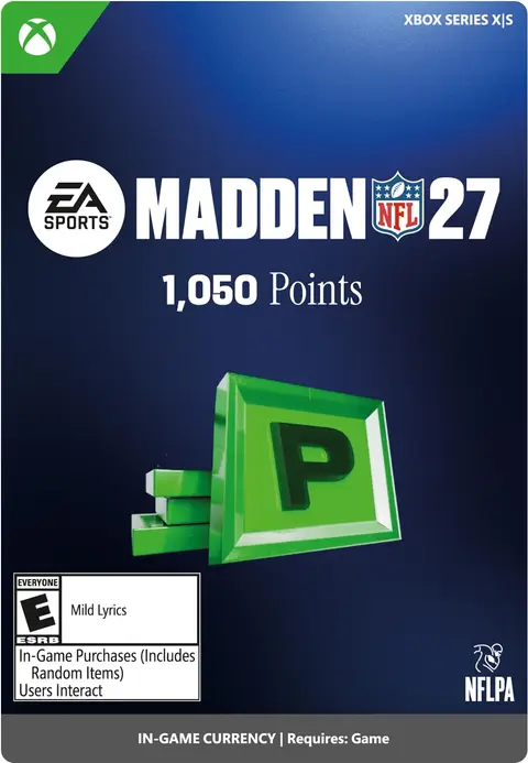Madden NFL 27 1,050 Madden Points