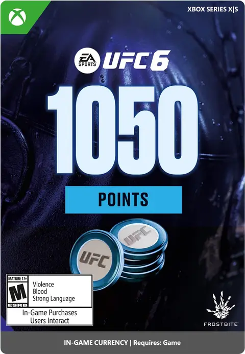 UFC 6 1,050 Points