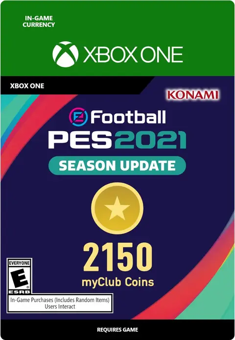 eFootball PES 2021 SEASON UPDATE 2,150 myClub Coin