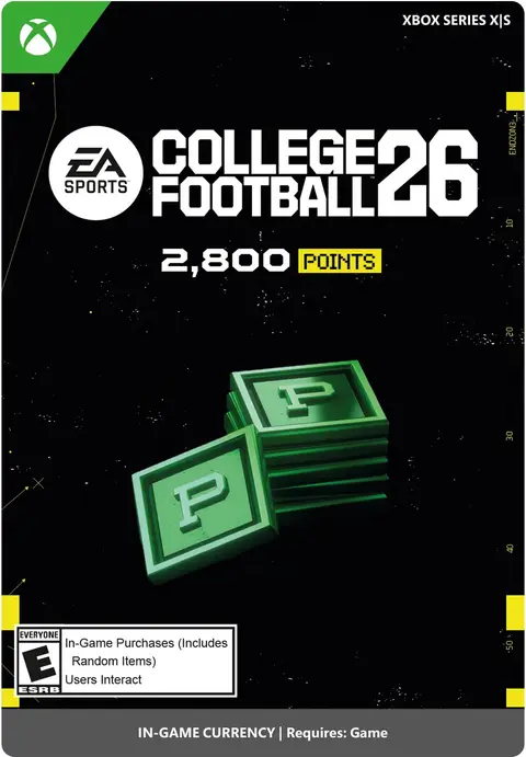 College Football 26 2,800 Points
